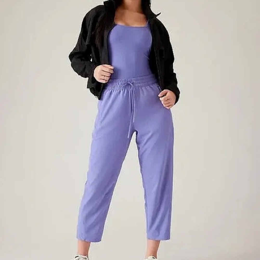 Athleta Arrival Pant in Adonis Purple Blue NWOT